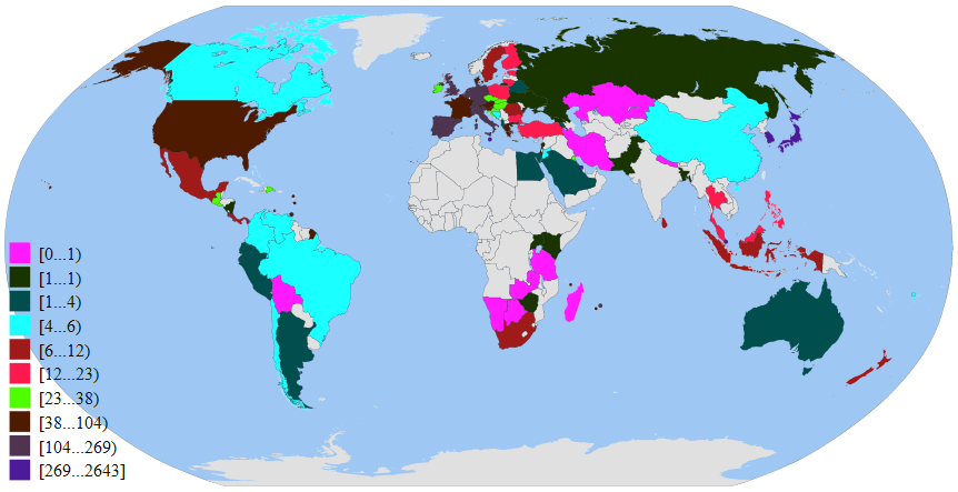 Geographic ATM penetration