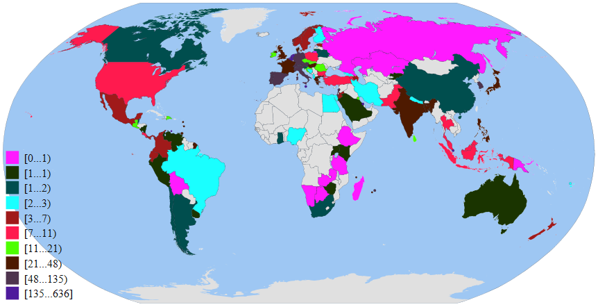 Geographic branch penetration